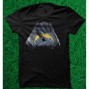 Los Angeles Chargers Nfl Football Gloves Graphic T-Shirt